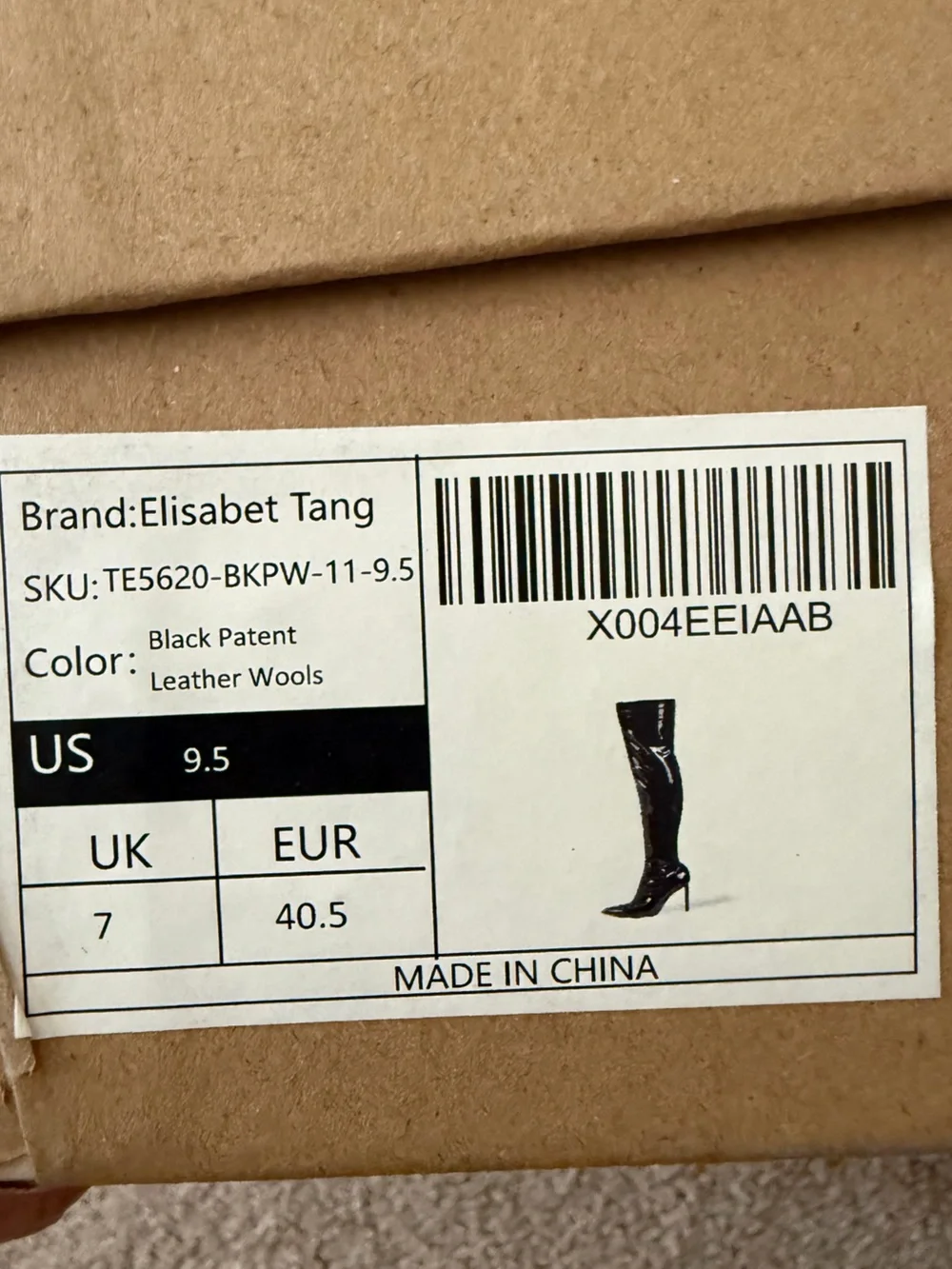 Women's Black thigh high Patent Over-the-Knee Stiletto Boots